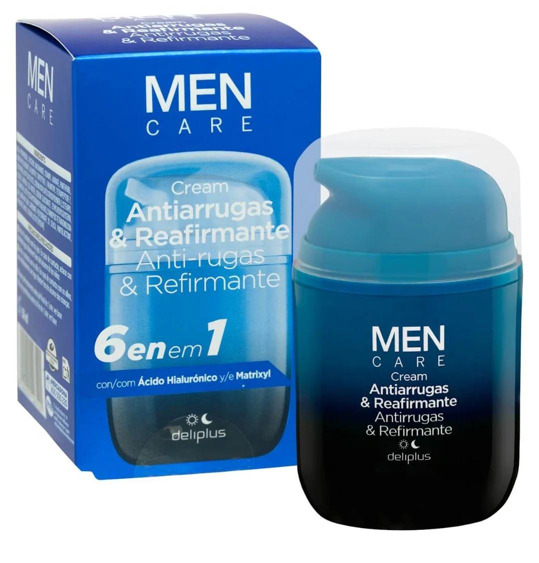 Крем‑антивіковий Deliplus Men Care 6в1 гіалуронова кислота та Matrixyl 50 мл