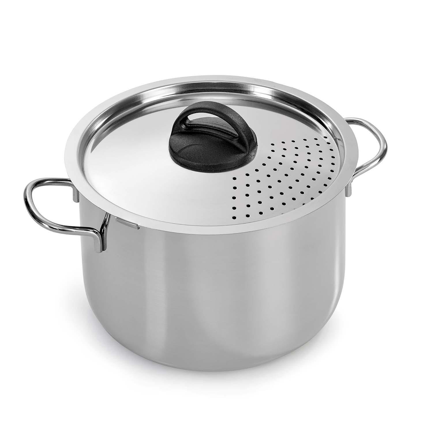 Кастрюля для пасты и овощей с крышкой Barazzoni Scola Veloce 22 см 5,5 л Inox (42014802280) Кастрюля для пасты и овощей с крышкой Barazzoni Scola Veloce 22 см 5,5 л Inox (42014802280)