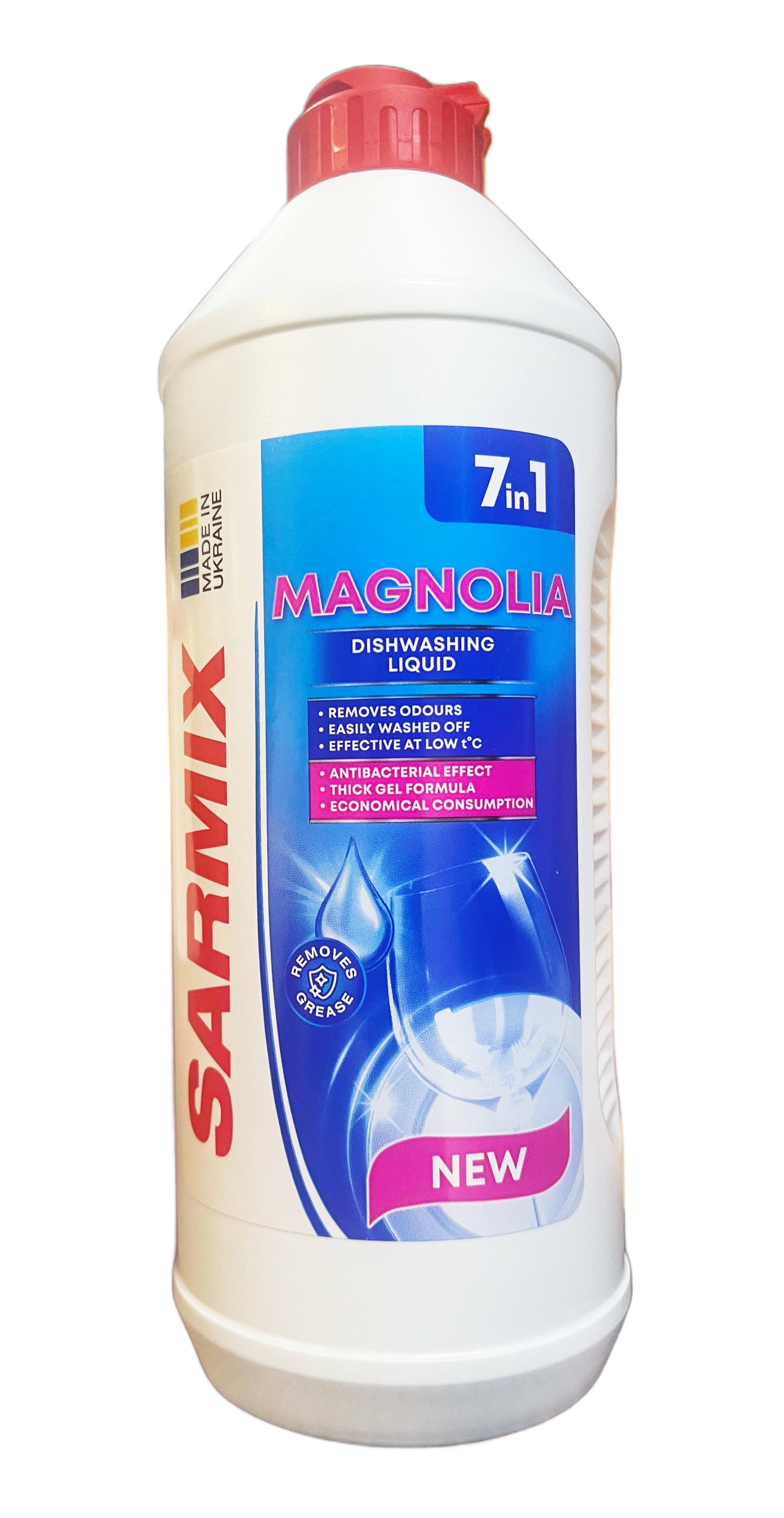 Засіб для миття посуду гелеподібний Sarmix Магнолія 500 мл (132121)