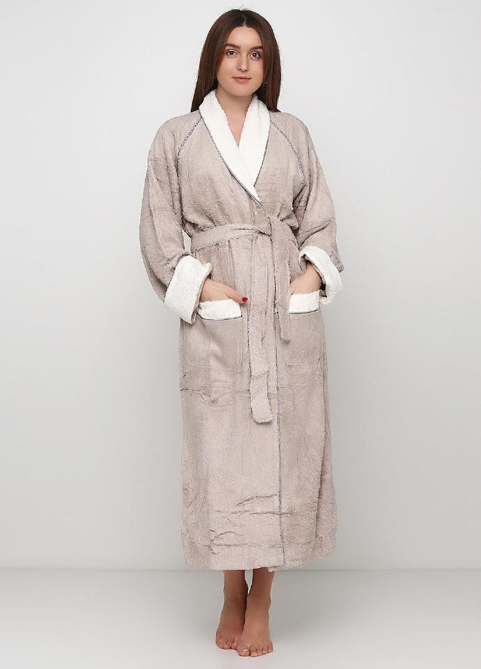 Халат F&P L Разноцветный/Бежевый (FP-501)