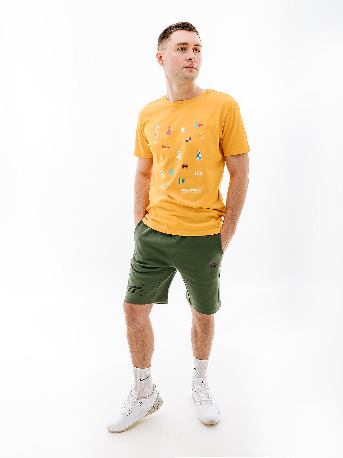Футболка чоловіча Helly Hansen SHORELINE T-SHIRT 2.0 M Помаранчевий (7d34222-328 M)