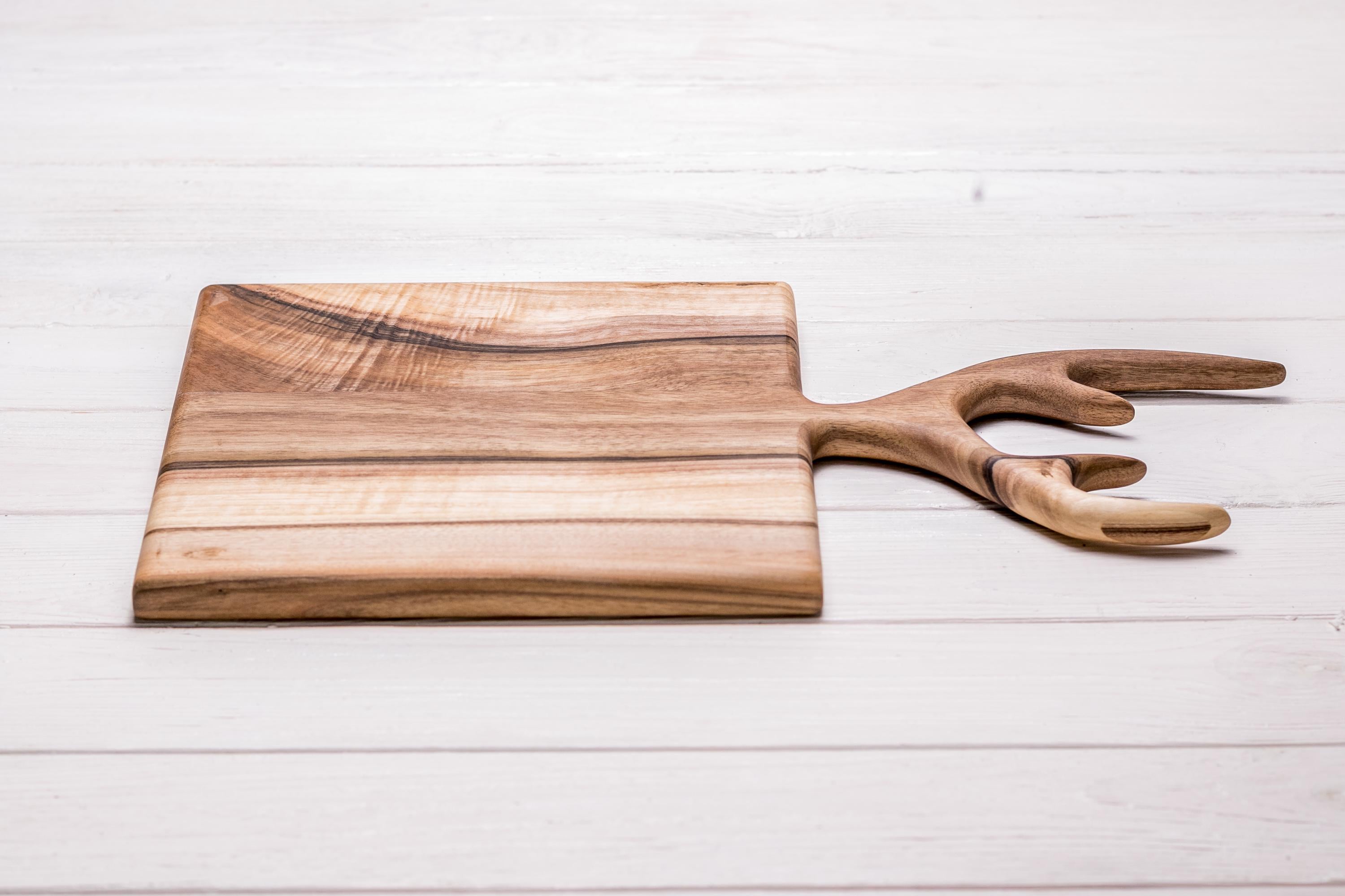 Доска EcoWalnut кухонная ореховая L (EK-14.2) Доска EcoWalnut кухонная ореховая L (EK-14.2)