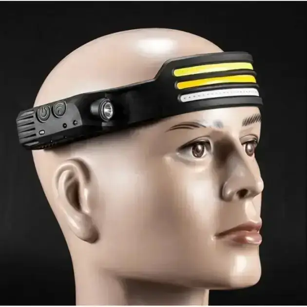 Фонарь налобный COBA CB-689-3 с сенсором движения (CB-689-3) - фото 4 Фонарь налобный COBA CB-689-3 с сенсором движения (CB-689-3) - фото 4