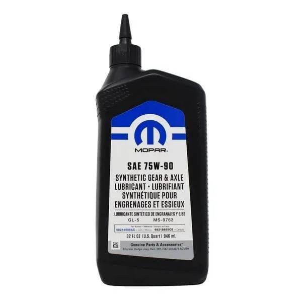 Трансмиссионное масло Mopar Synthetic Gear 75W-90 GL-5 0,946 л (68218654AB)