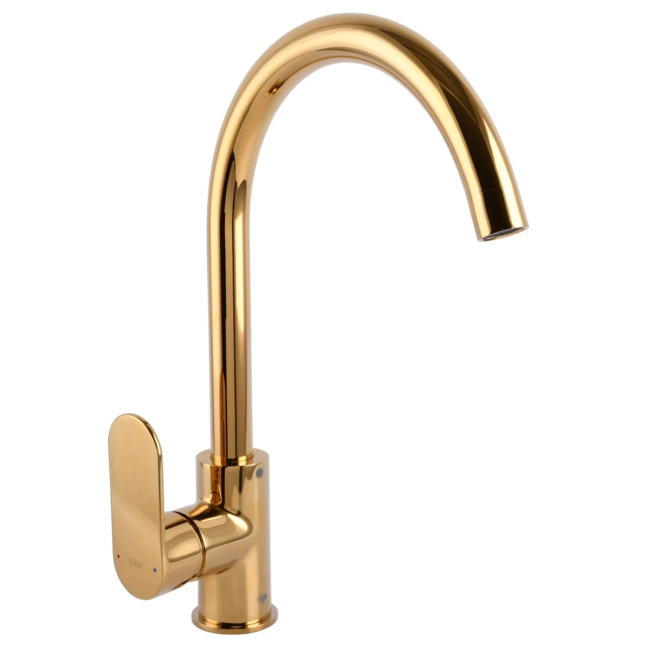 Смеситель для кухни TOPAZ BARTS TB 07403-H36-AU боковой S-D35 шланги PVD 45 см Золотой (1000000521)