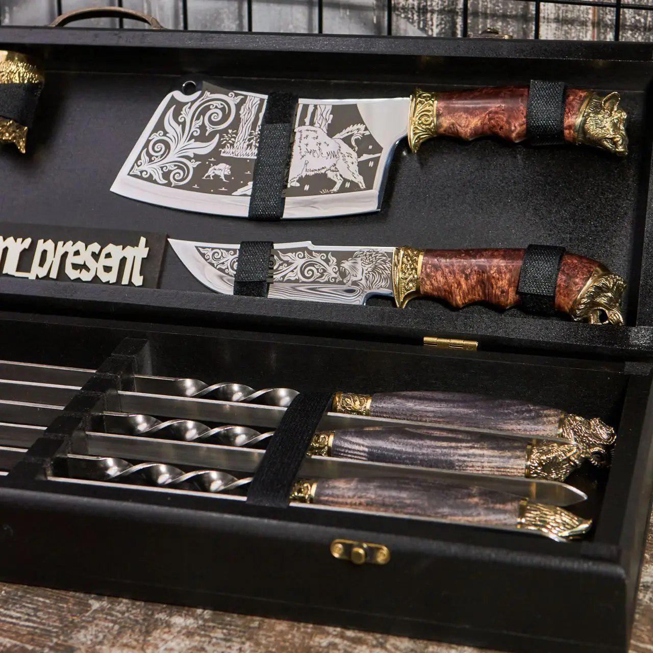 Набір шампурів Lux-Premium №2 - фото 5 Набір шампурів Lux-Premium №2 - фото 5