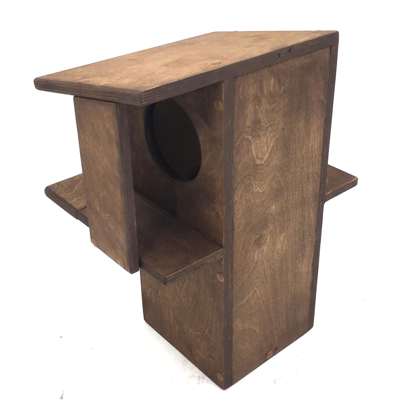 Домик для белок из дерева Кола Капучино (ДДБ-000909) - фото 2 Домик для белок из дерева Кола Капучино (ДДБ-000909) - фото 2