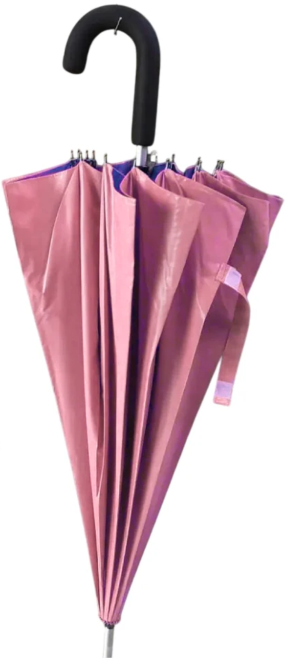 Зонт-трость полуавтомат с чехлом 16 спиц d 112 см с облаками внутри Розовый (MR7484) Зонт-трость полуавтомат с чехлом 16 спиц d 112 см с облаками внутри Розовый (MR7484)