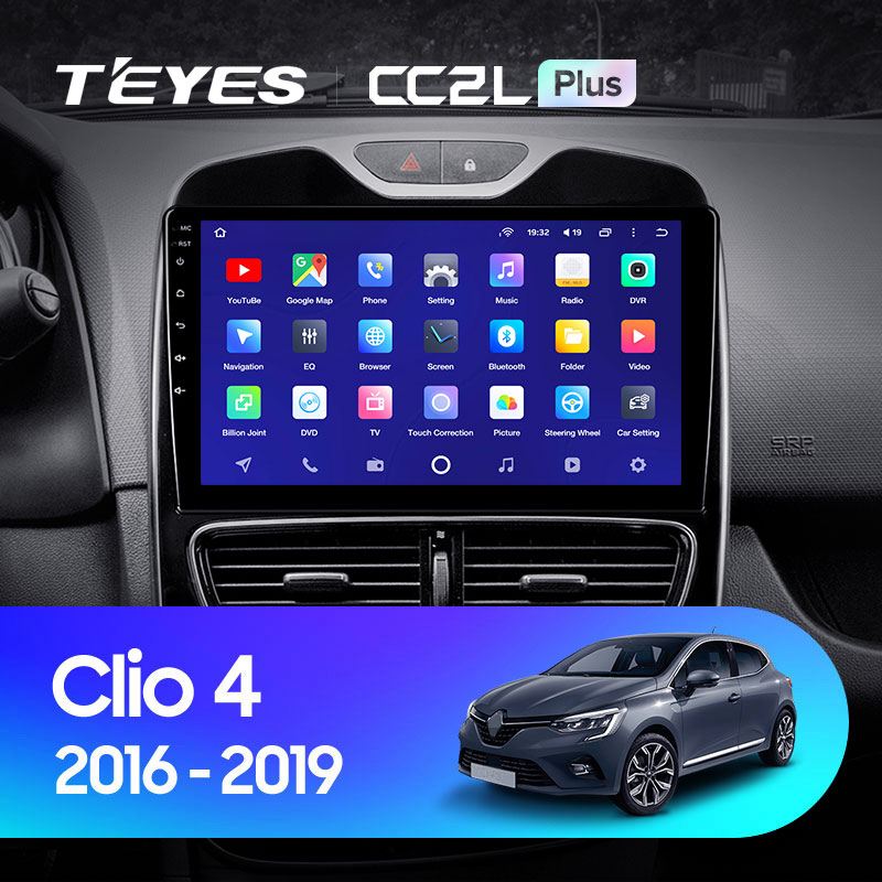 Автомагнитола штатная Teyes CC2L Plus для Renault Clio 4 BH98/KH98 2016-2019 Android 2/32 Гб (1631417351) - фото 3