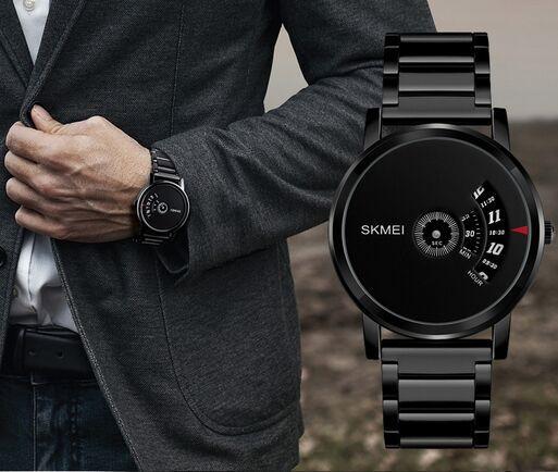 Наручний годинник чоловічий Skmei 1260 Чорний (1260 black black) - фото 7