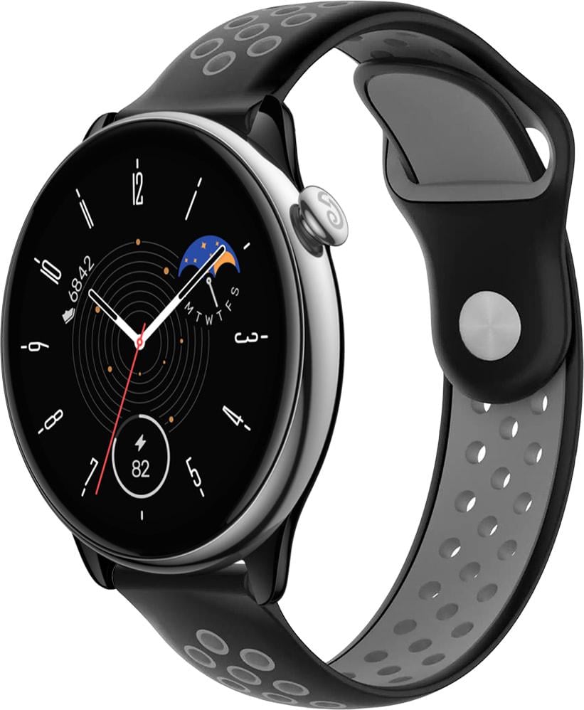 Ремешок Sport для Amazfit GTR Mini Black Grey (33642-53)