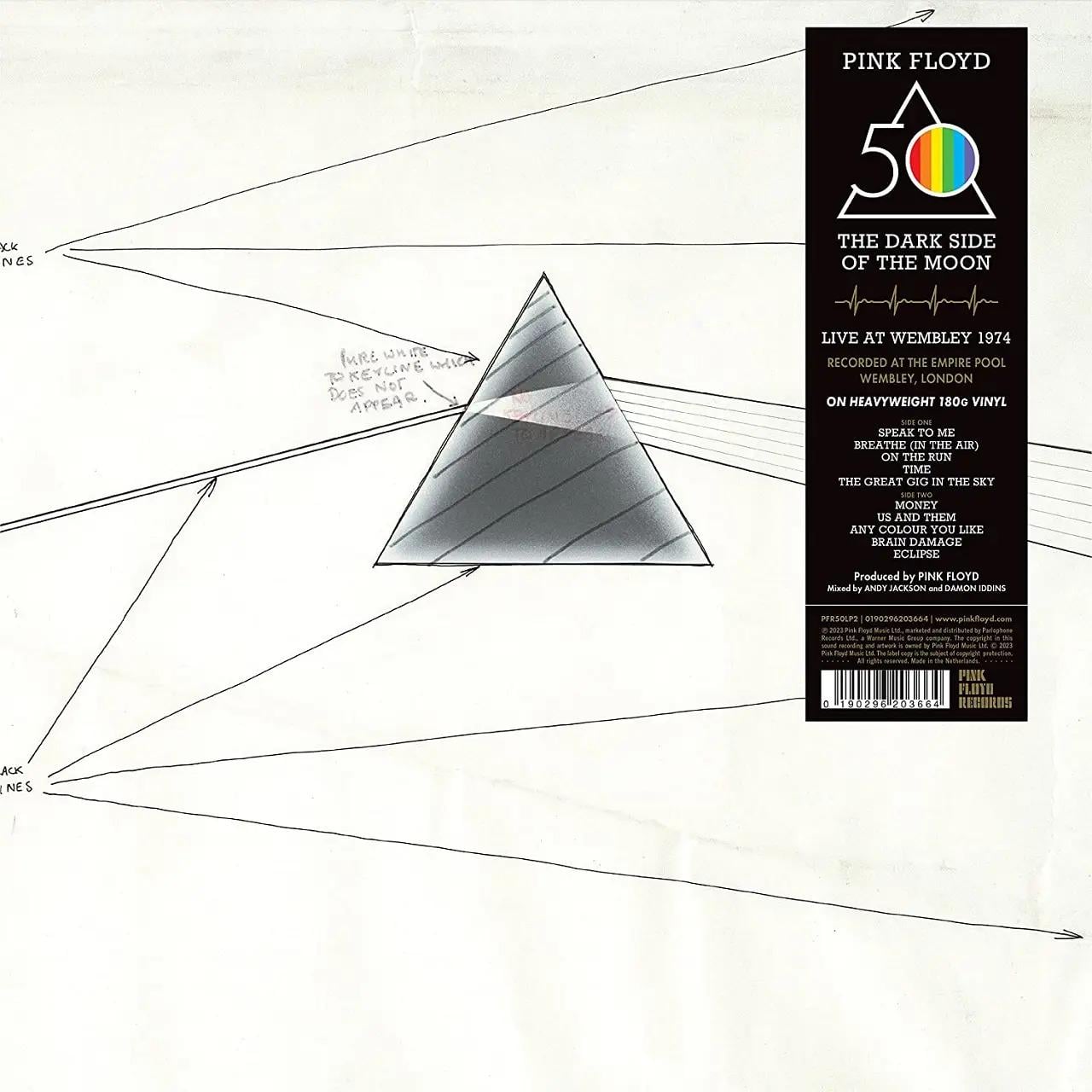 Виниловая пластинка Pink Floyd - Dark Side of the Moon live At Wembley 1974