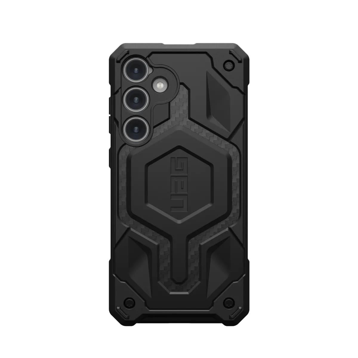 Чехол накладка для телефона UAG Monarch Samsung Galaxy S24+ Black Carbon