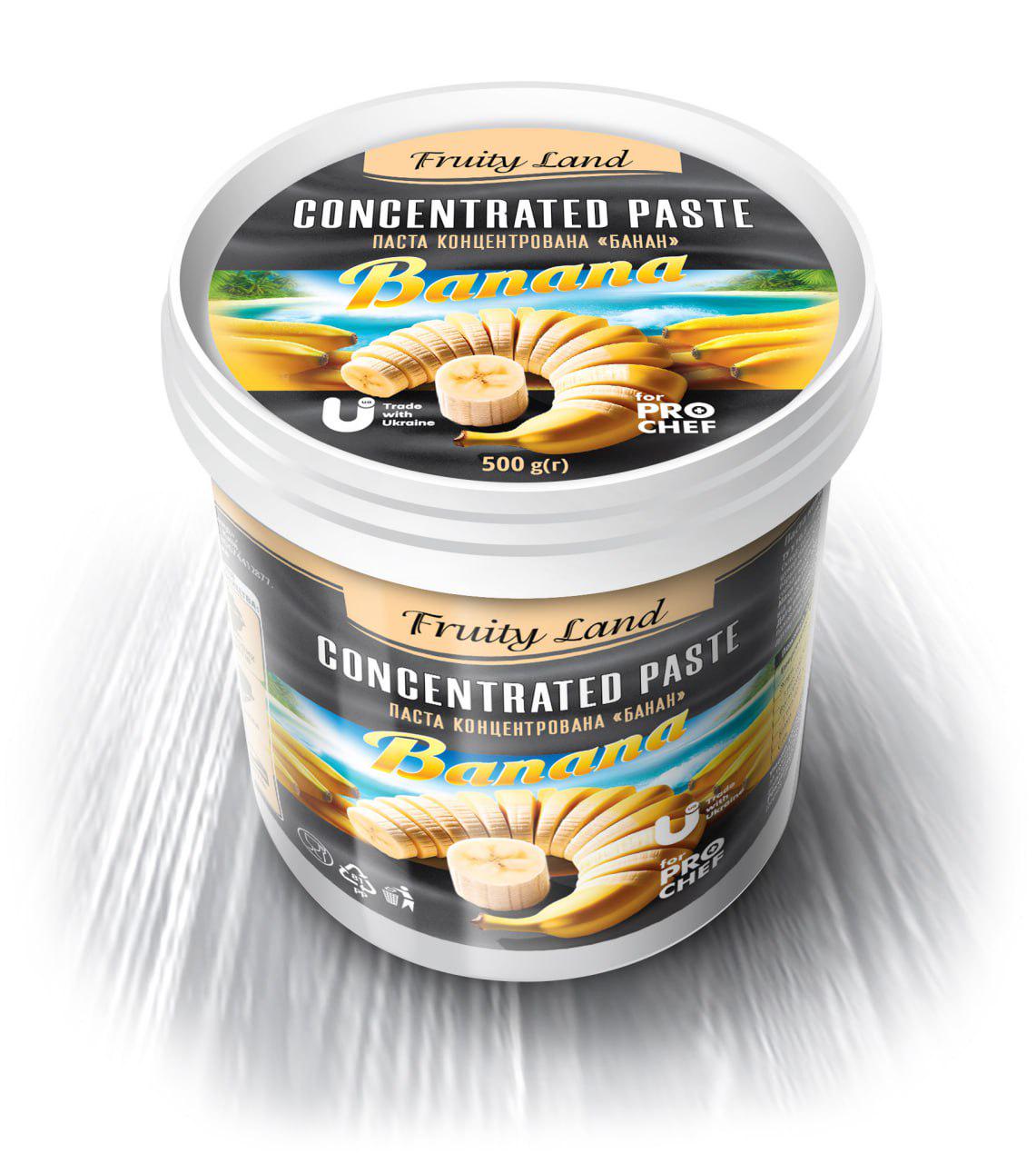 Паста концентрированная Fruityland Банан 500 г