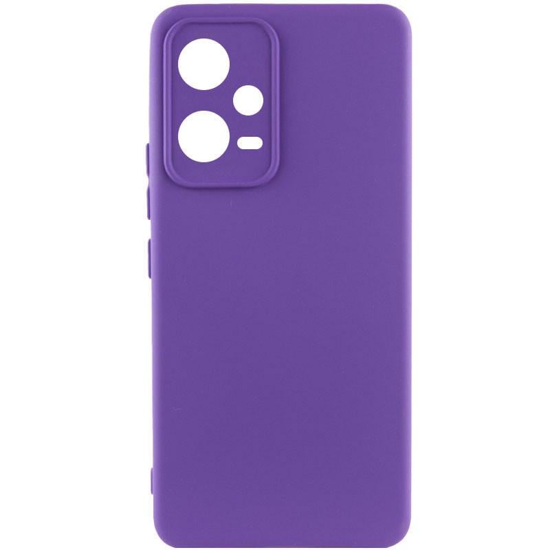 Протиударний чохол Silicone Cover Lakshmi Full Camera (AAA) для Xiaomi Poco X5 5G / Redmi Note 12 5G  ФІОЛЕТОВИЙ / AMETHYST