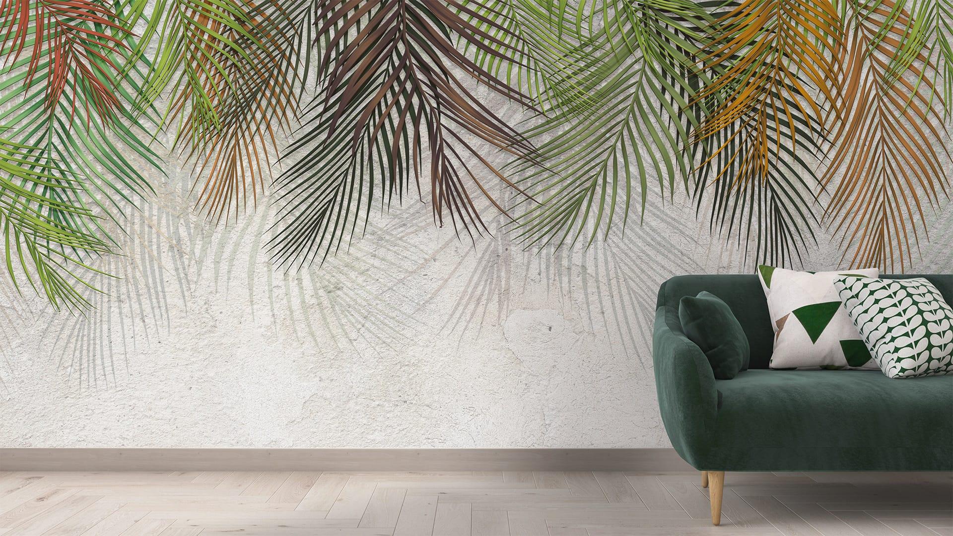 Фотообои флизелиновые Styleo Print-walls Яркие листья 0354 350х270 см (Pw-0354/3)