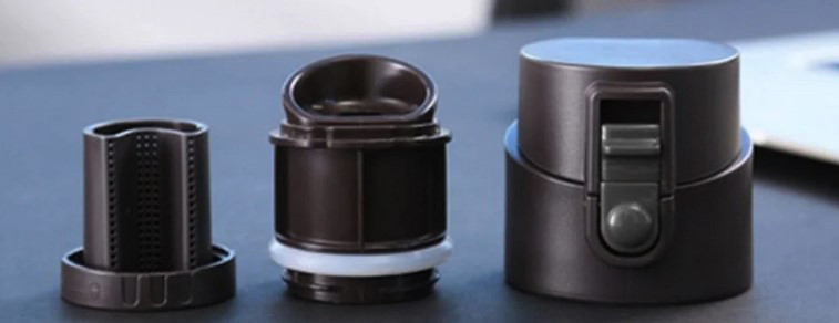 Термос Pinkah PJ-3509 із заварником 530 мл Чорний - фото 2