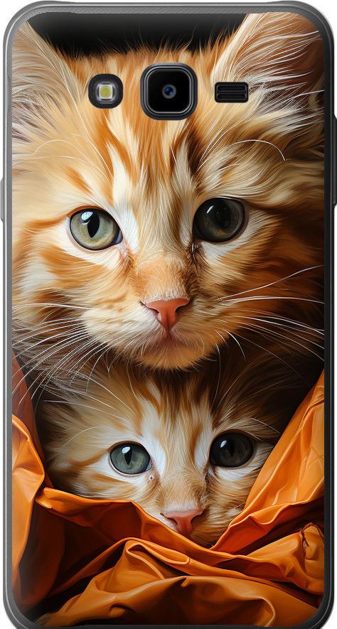 Чехол на Samsung Galaxy J7 Neo J701F Котики 2 (5664u-1402-42517)