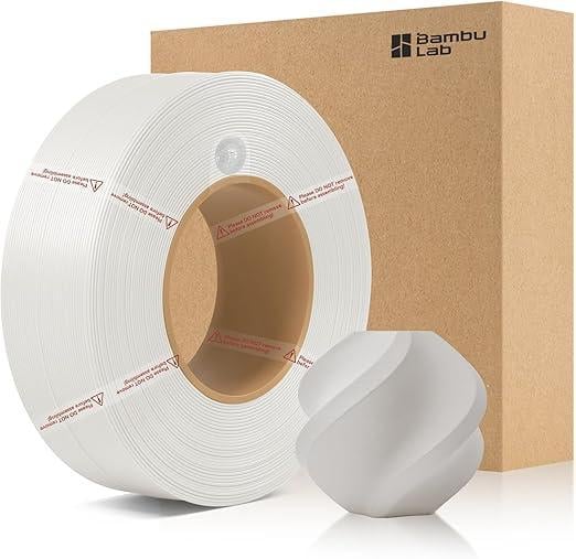 Пластик Bambu Lab PLA Basic с RFID меткой без катушки White Jade White (10100) Пластик Bambu Lab PLA Basic с RFID меткой без катушки White Jade White (10100)