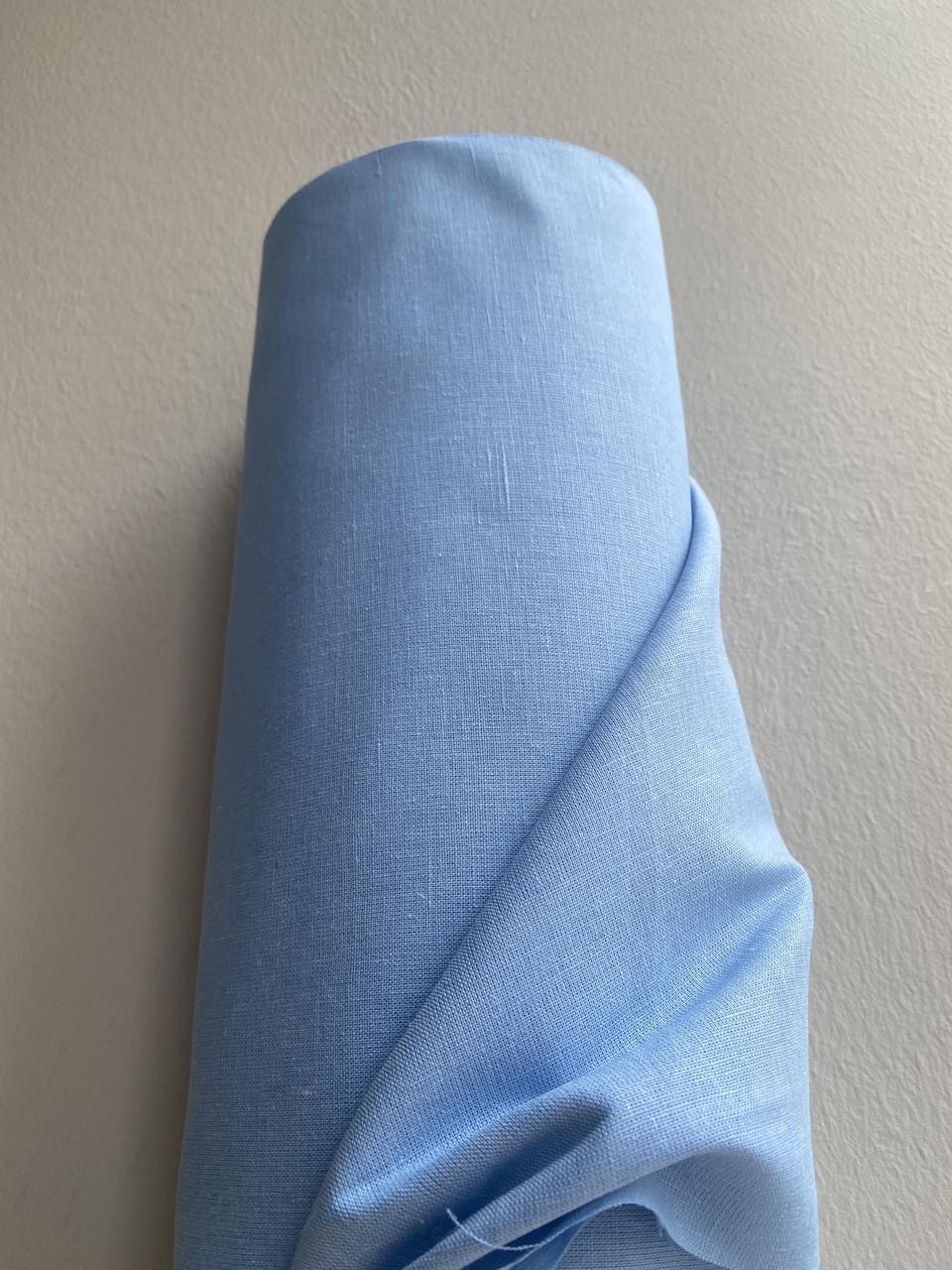 Ткань LINEN PLUS льняная 260 см 757 Голубой - фото 6 Ткань LINEN PLUS льняная 260 см 757 Голубой - фото 6