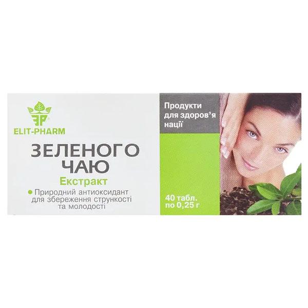 Зеленый чай Elit-Pharm 40 табл. (000025328)