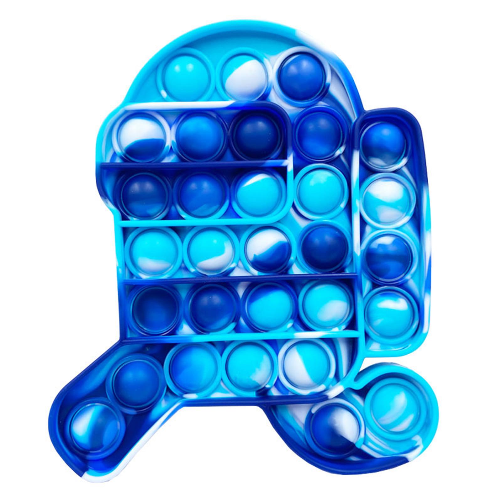 Сенсорная силиконовая игрушка пупырка антистресс Pop It фиджет Дудл космос