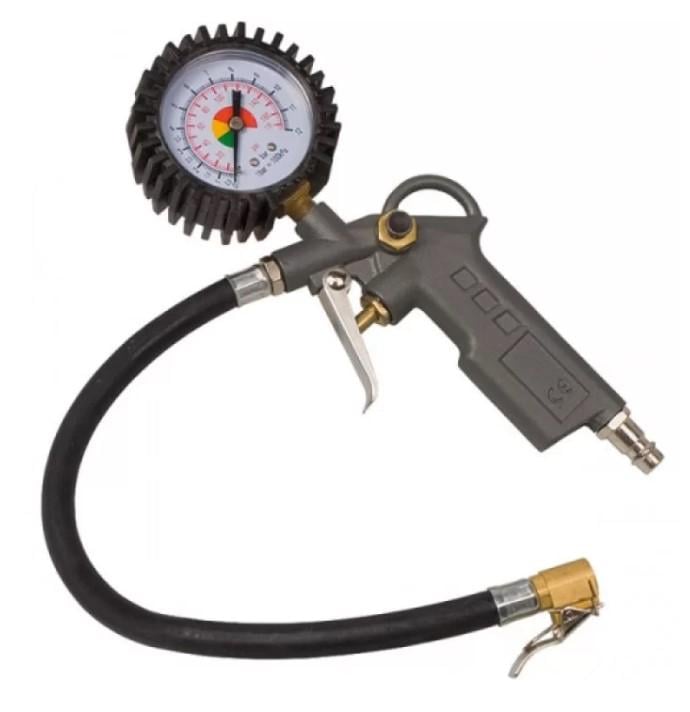 Пневмопистолет для подкачки колес Miol 0-12 бар 350 мм (23901)