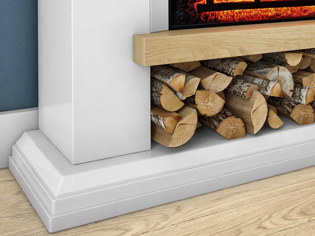 Электрокамин ArtiFlame Shelford AF23S многофункциональный с эффектом живого пламени и звуком горения Белый (30995770) - фото 4 Электрокамин ArtiFlame Shelford AF23S многофункциональный с эффектом живого пламени и звуком горения Белый (30995770) - фото 4