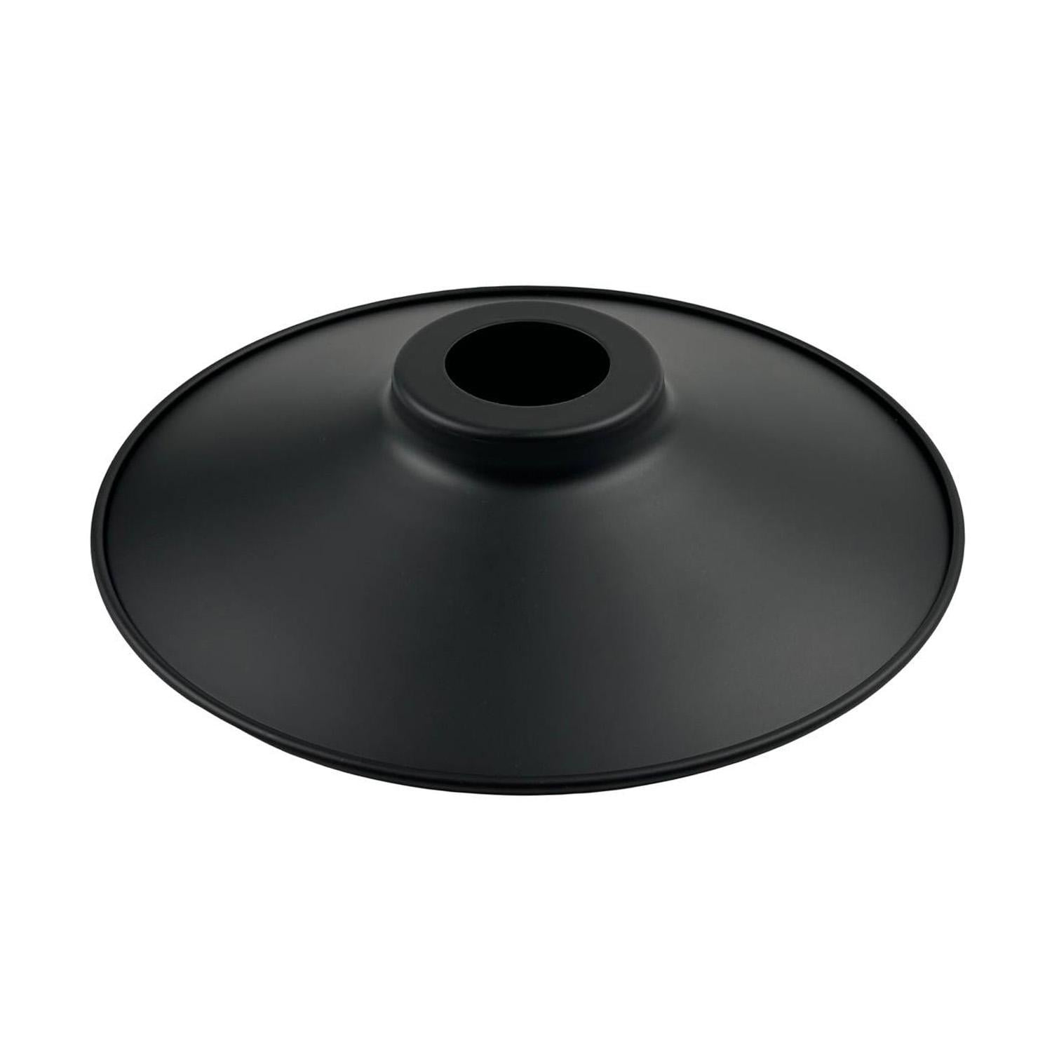 Абажур стальной ⌀190 мм для литых уличных гирлянд Е27 Черный