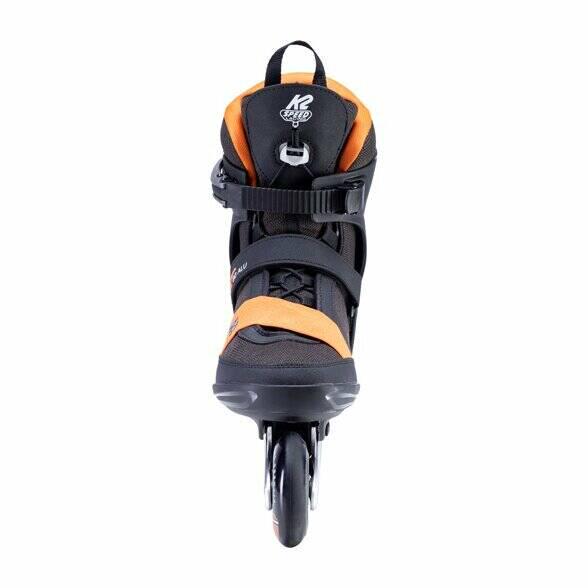 Ролики K2 FIT 80 Alu р. 39,5 Black/Orange - фото 3