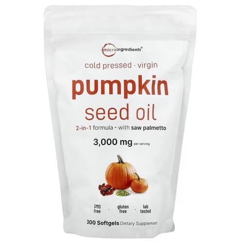 Тыквенное масло Micro Ingredients Pumpkin Seed Oil 300 жидких капс. (MII-02313)