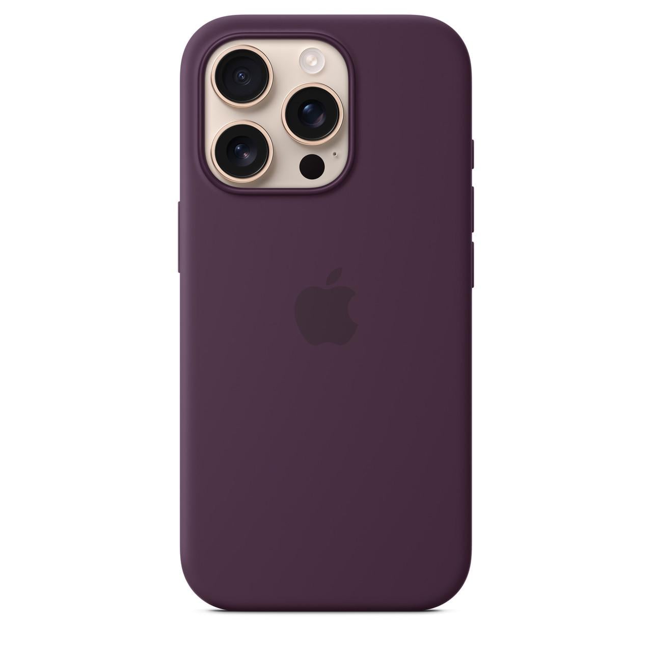 Чехол-накладка Apple Silicone Case with MagSafe for iPhone 16 Pro, Plum (HC)