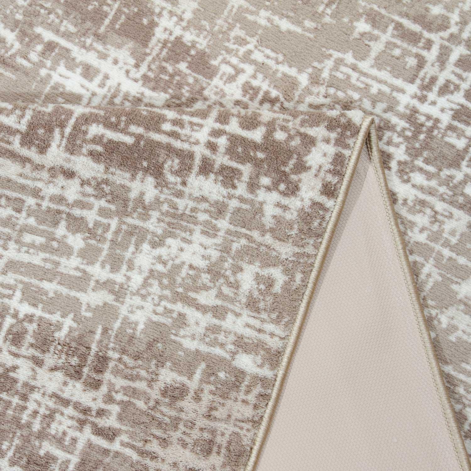 Килим з низьким ворсом на гумовій основі DAKARIA EPIC RUN 22093290420-p02 1,2x1,5 м Бежевий (00-00021047) - фото 5