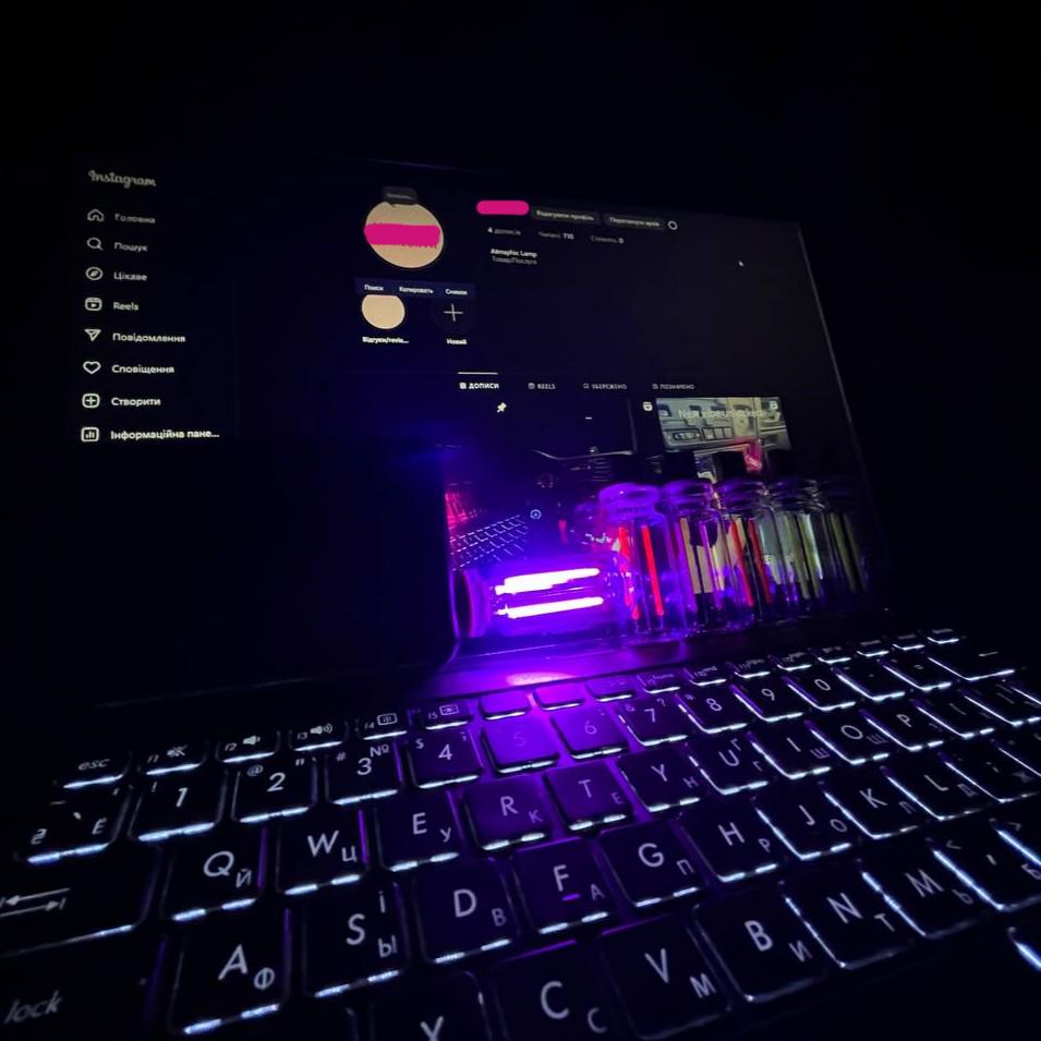 Ночник USB LED Ретро Фиолетовый (29473005) - фото 3 Ночник USB LED Ретро Фиолетовый (29473005) - фото 3