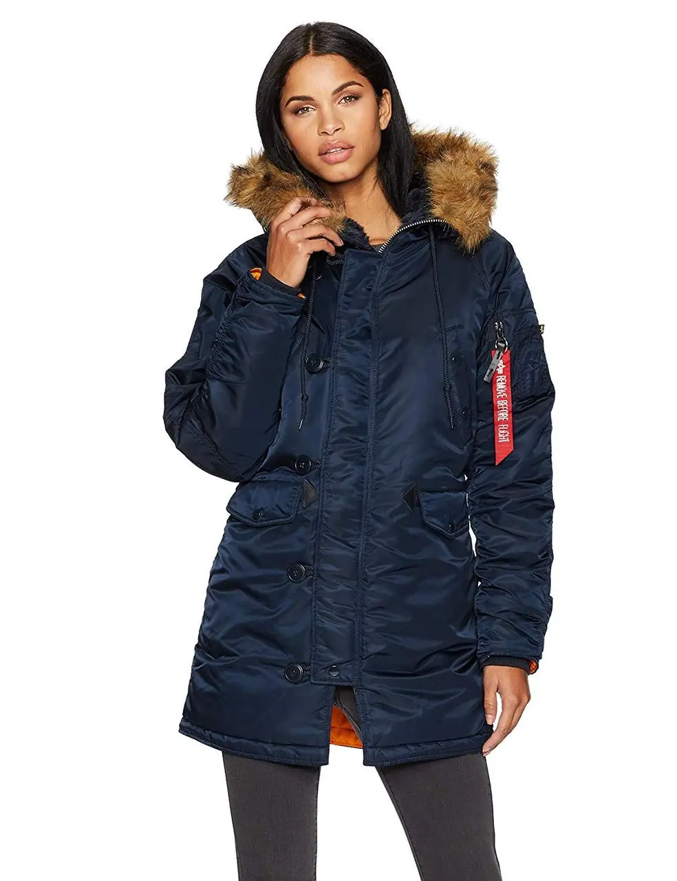 Куртка аляска Alpha Industries N-3B W Parka XS Replica Blue (WJN44502C1RBXS) - фото 4