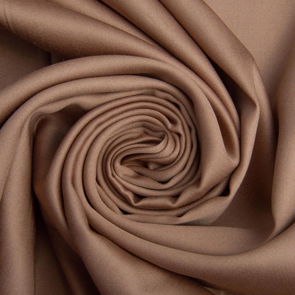 Ткань для постельного белья V-52 210 ТС однотонная сатин 130 гр/м2 240 см Кофейный (25692)