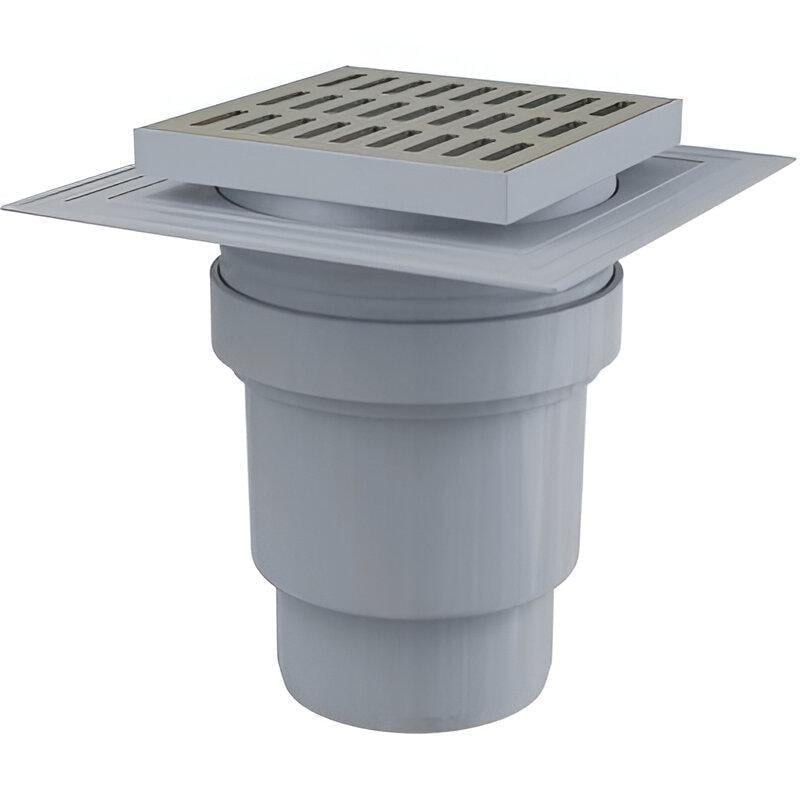 Трап вертикальный Alca Plast APV13 мокрый пластик/нержавейка 150-150 мм/110 мм (TK-APV13)