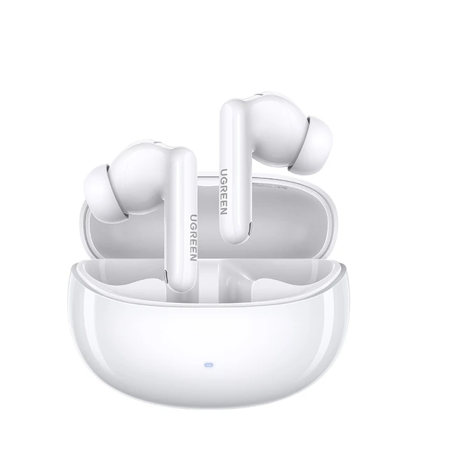 Навушники бездротові UGREEN WS206 HiTune T3 PRO з активним шумозаглушенням Bluetooth 5.4 White (35725)