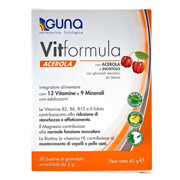 Вітамінно-мінеральний комплекс Guna VIT Formula acerola 2 g 30 sachet (000026197)