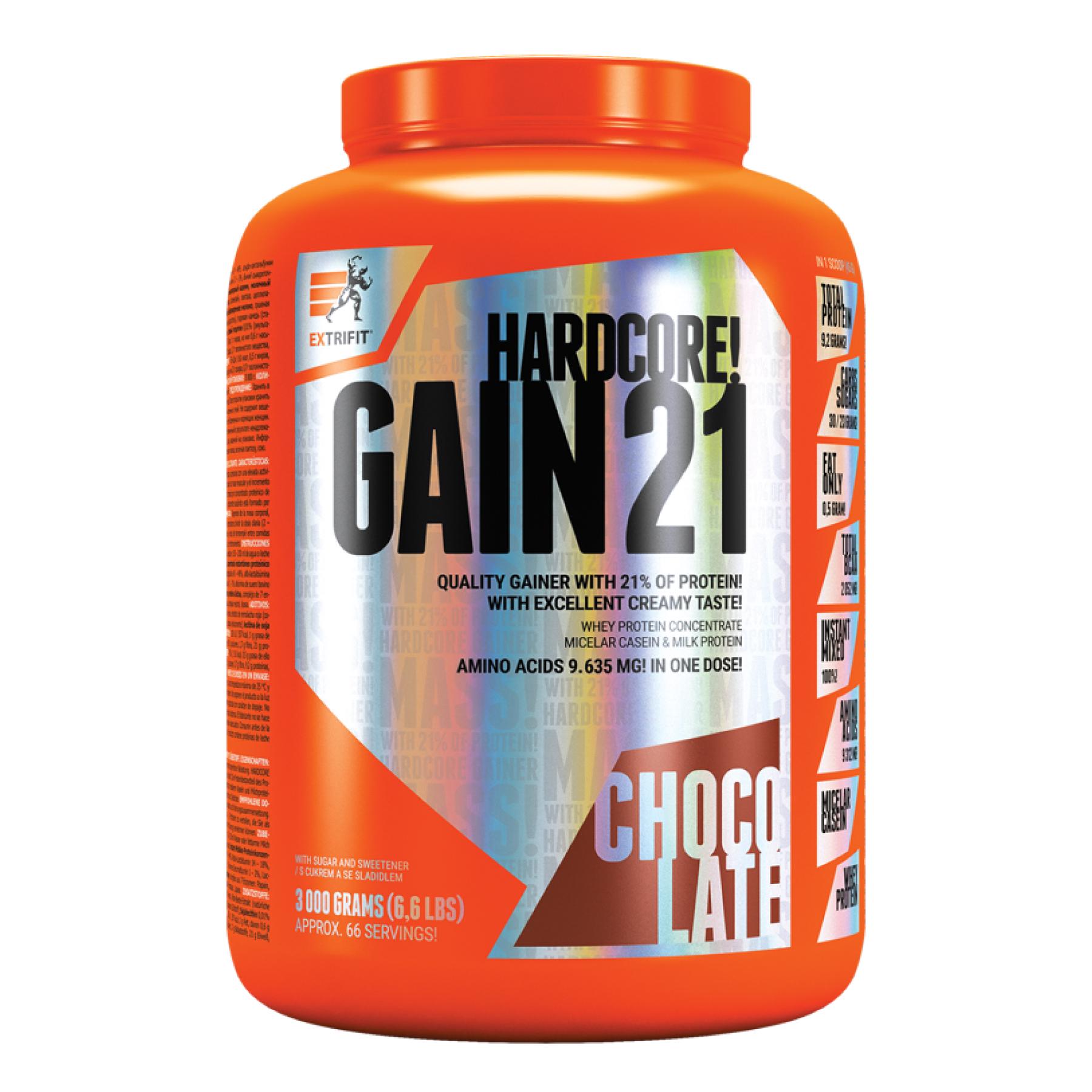 Гейнер Hardcore Gain21 3000 г Chocolate (100-77-5068120-20)
