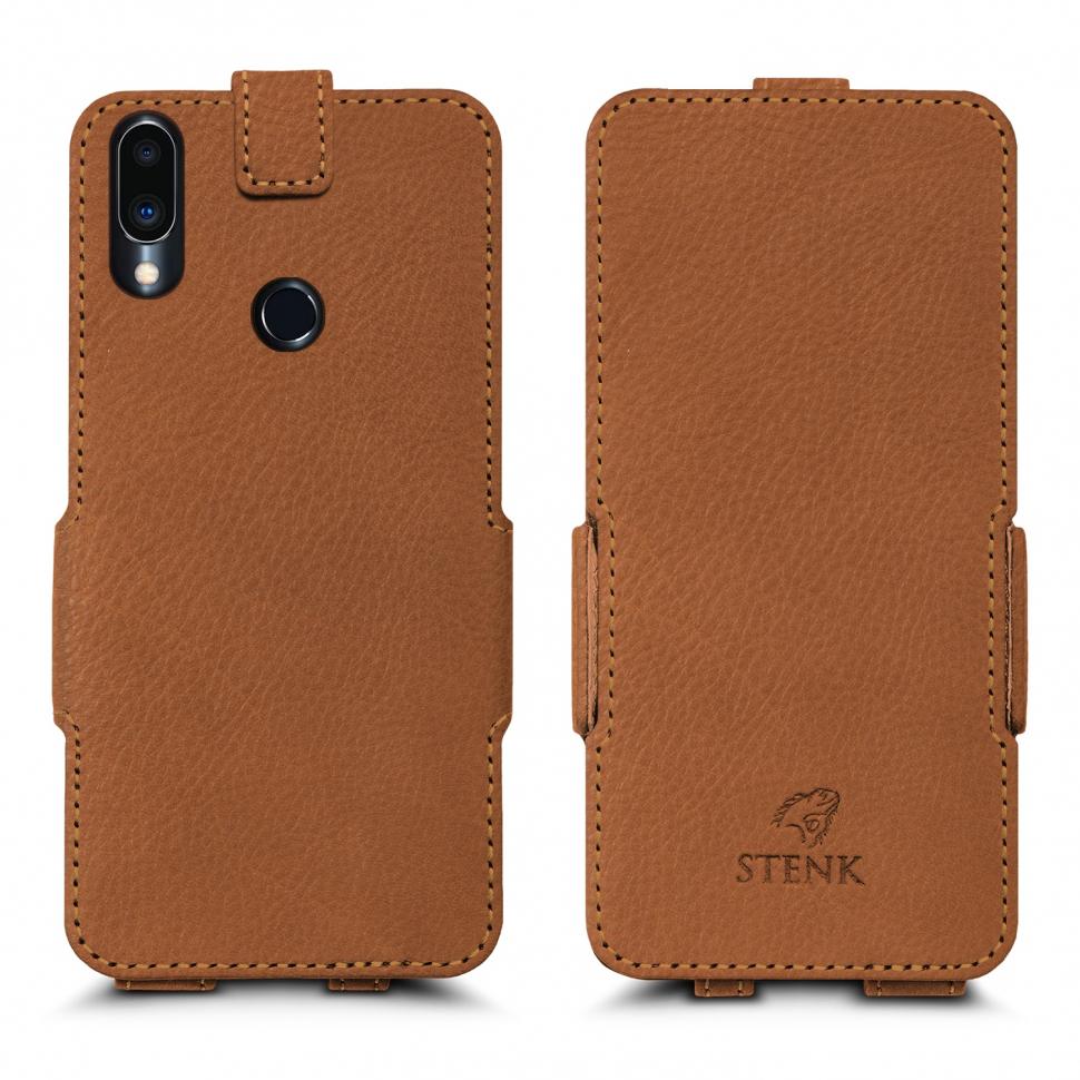 Чохол фліп Stenk Prime для Meizu Note 9 Коричневий (63701)