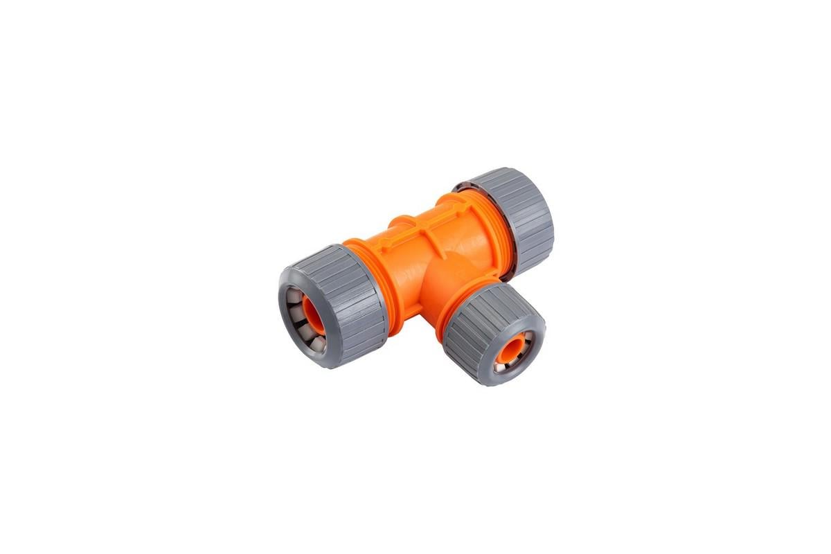 Тройник соединительный для шланга Хозяин 1/2"-3/4" (92-8900)