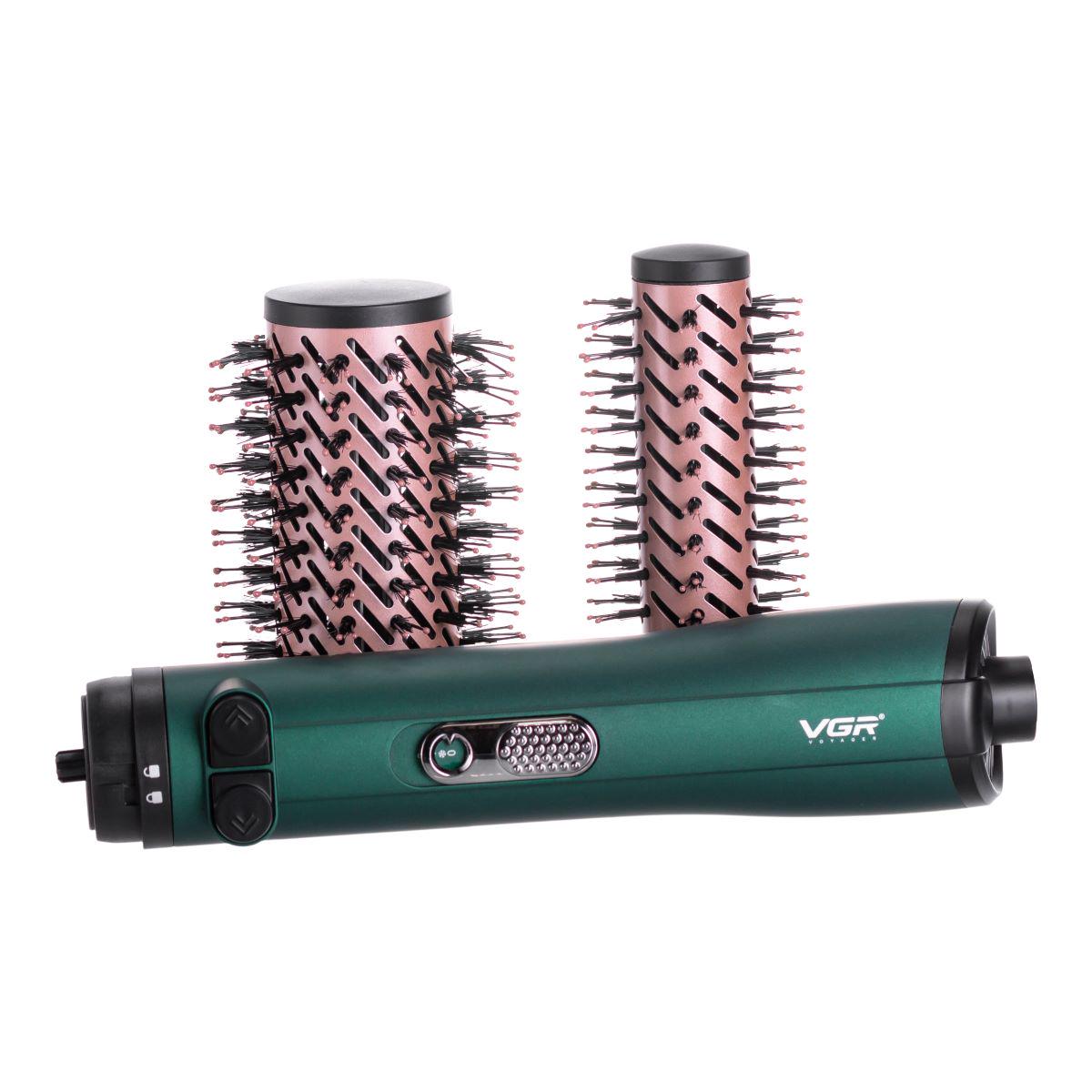 Фен-щетка VGR V-498 с вращающимися насадками и керамическим покрытием (7373) - фото 4 Фен-щетка VGR V-498 с вращающимися насадками и керамическим покрытием (7373) - фото 4