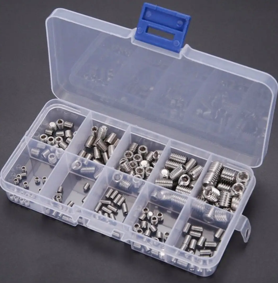 Гвинти установочні з внутрішнім шестигранником 200 шт. (23572355) - фото 3 Гвинти установочні з внутрішнім шестигранником 200 шт. (23572355) - фото 3