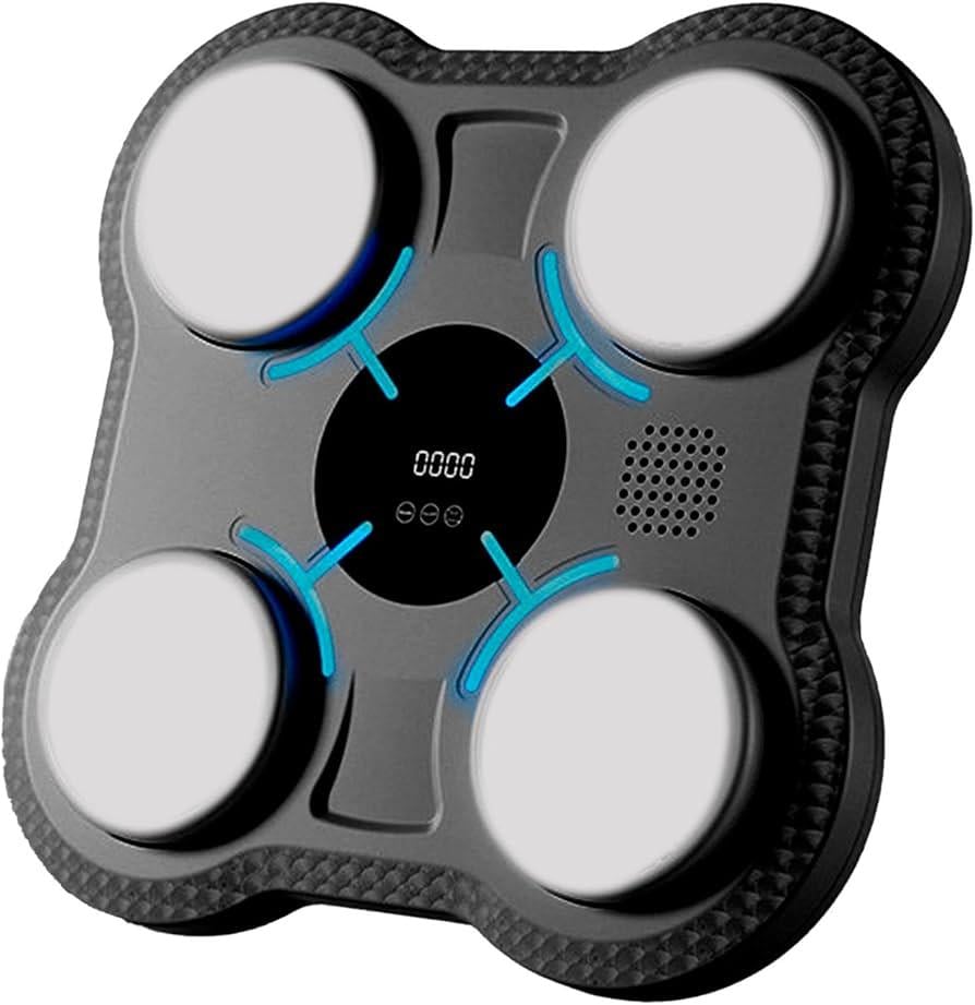 Мішень для боксу настінна з LED-підсвіткою та с музичним супроводом Чорний (3104618391)