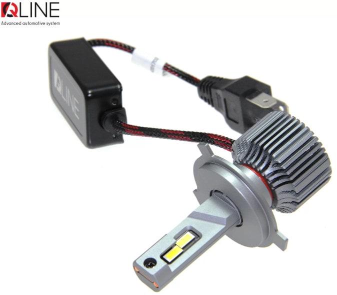 Автолампи Qline Ultra LED +200% 55W H4 H/L 6000K 2 шт. - фото 4 Автолампи Qline Ultra LED +200% 55W H4 H/L 6000K 2 шт. - фото 4