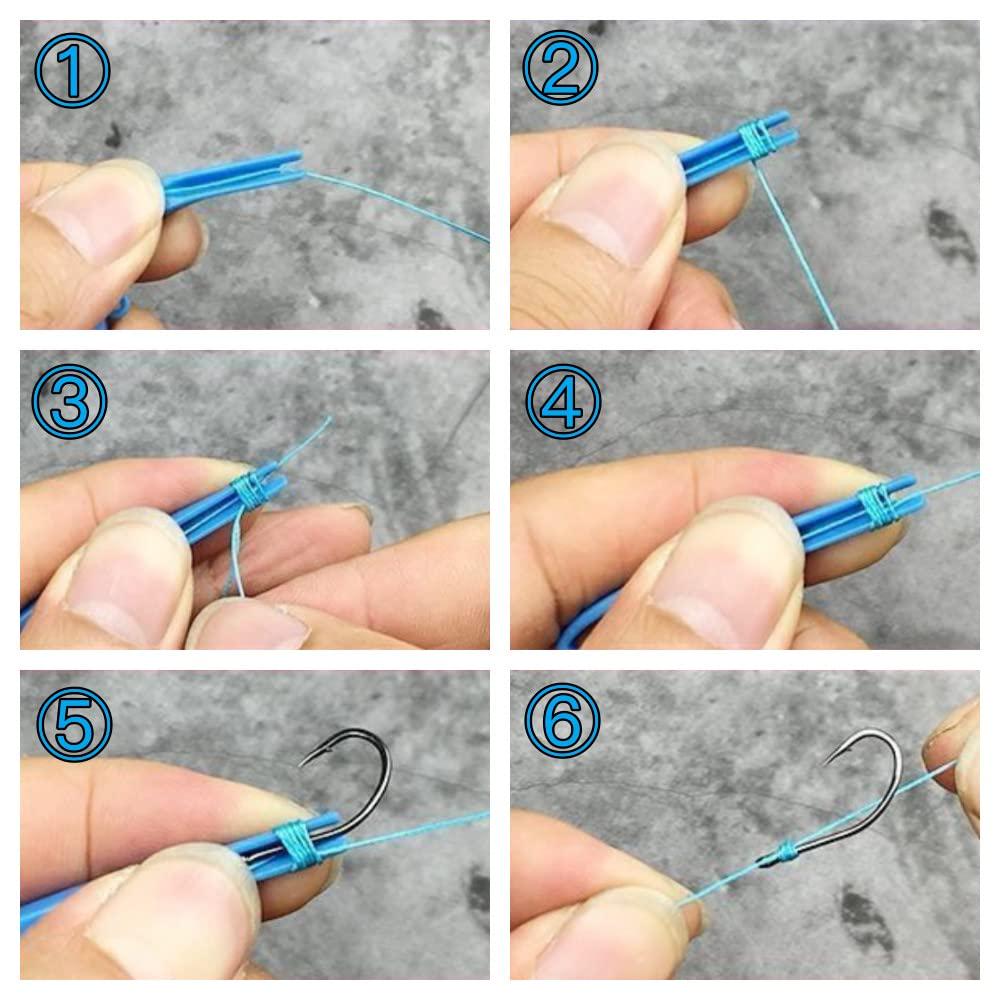 Рибальські екстрактори Hoockmast 2в1 для вилучення та зав'язування гачків 6 шт. Синій (1147) - фото 5 Рибальські екстрактори Hoockmast 2в1 для вилучення та зав'язування гачків 6 шт. Синій (1147) - фото 5