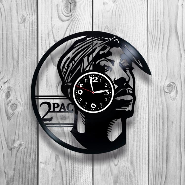 Часы настенные 2Pac 0516 из виниловой пластинки