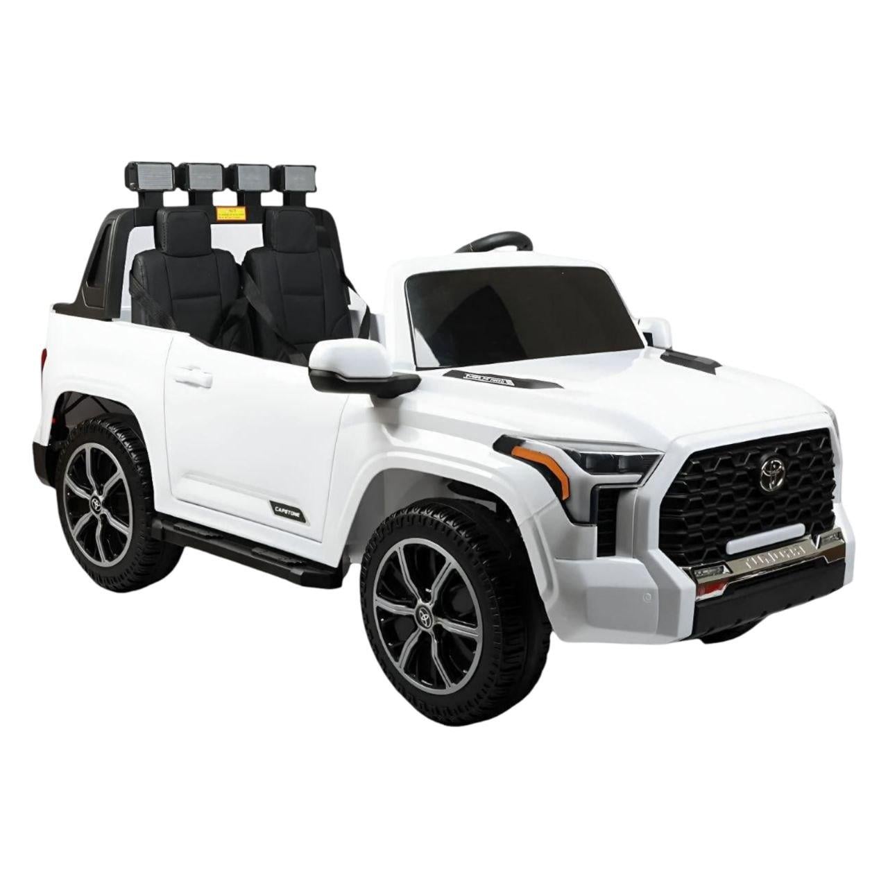 Детский электромобиль Joy TR-6801/77 в стиле Toyota Tundra 24V 2 мотора двухместный Белый (34880410)