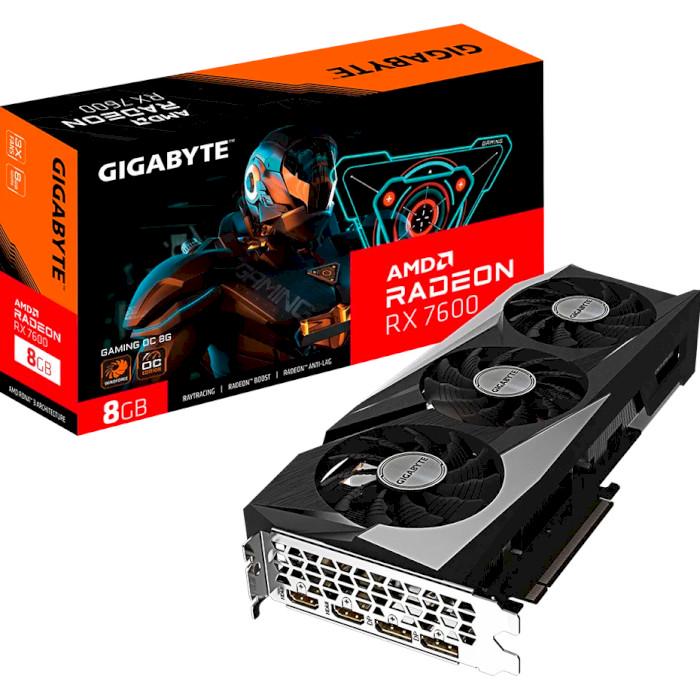 Видеокарта Gigabyte Radeon RX 7600 GAMING OC 8G (GV-R76GAMING OC-8GD) - фото 8 Видеокарта Gigabyte Radeon RX 7600 GAMING OC 8G (GV-R76GAMING OC-8GD) - фото 8